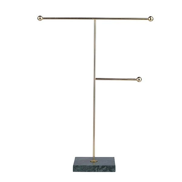 Bahne Interior smykketræ, grøn marmor - H: 33 cm. - Bahne